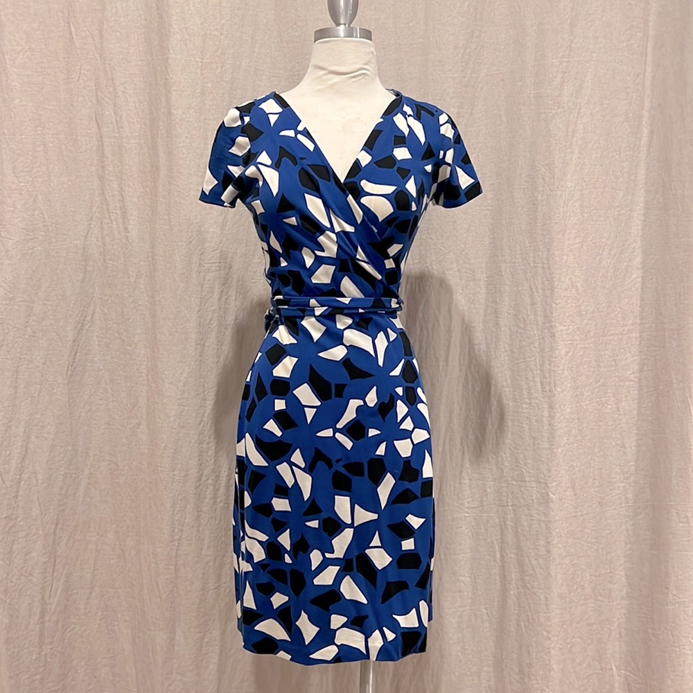 DVF iconic wrap dress - cotton and silk